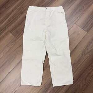Carhartt WIP Toogood Sculptor Double Knee Pants White Size XL (38x26)